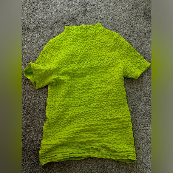 Low classic high collar cotton tee - Picture 3 of 4
